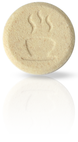 A Caffé Magia<sup>®</sup> tablet. Caffé Magia<sup>®</sup> tablet